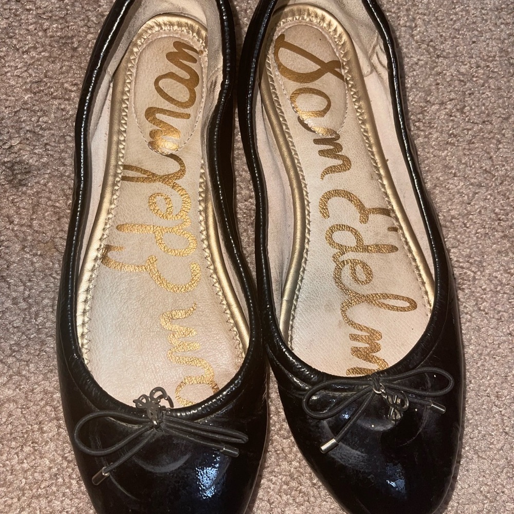 Sam Edelman Black Flats - Picture 6 of 17